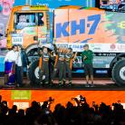 El KH7 Ecovergy Team tricampeón del Dakar