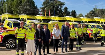 Fraikin entrega 99 ambulancias al Samur Madrid