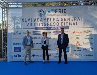 César Sebastià – Jefe de ventas de Zona Levante, Rosa Perarnau – Directora Comercial, Alberto Vidal – Jefe Nacional de Ventas