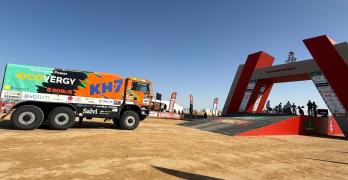 Primera etapa del KH7 Ecovergy Team en el Dakar 2026